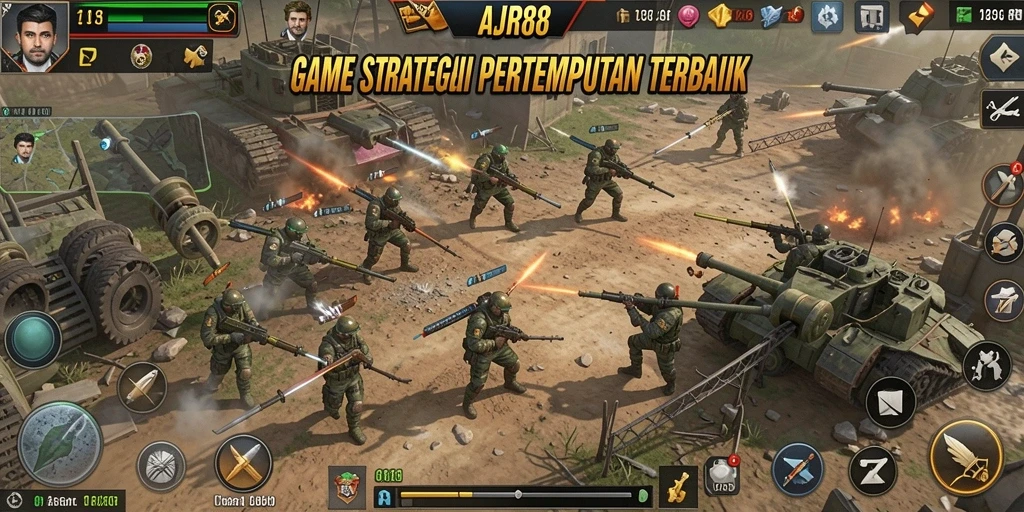 Tampilan gameplay yang seru dan menantang di AJR88.