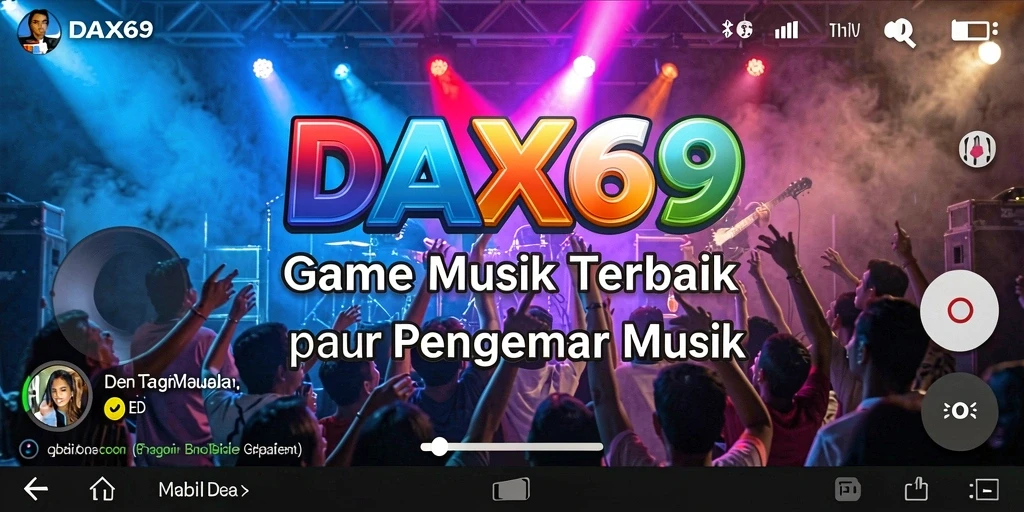 Tampilan gameplay DAX69 yang dinamis dan penuh warna.