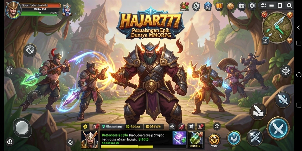 Gameplay seru dalam dunia fantasi HAJAR777 yang memikat.