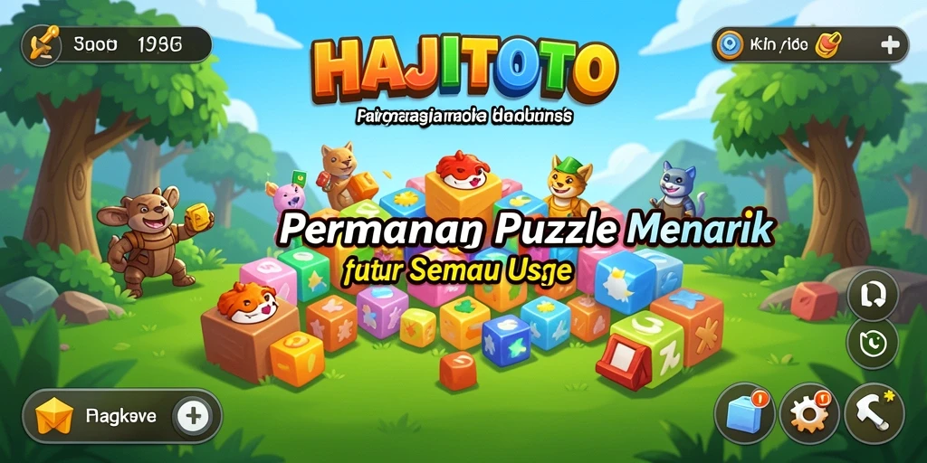Tangkapan layar HAJITOTO menampilkan keseruan gameplay puzzle yang menarik.