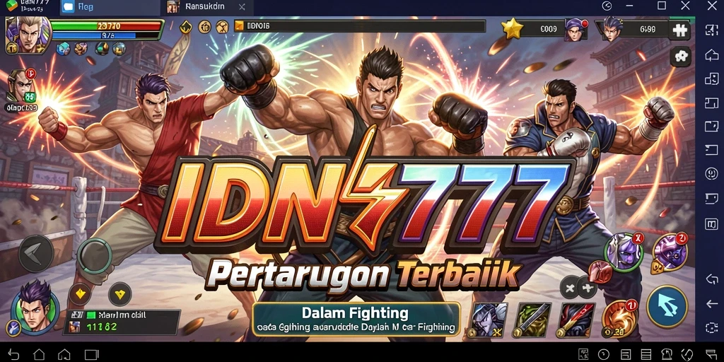 Gameplay seru dari IDN777 yang menampilkan pertarungan epic.