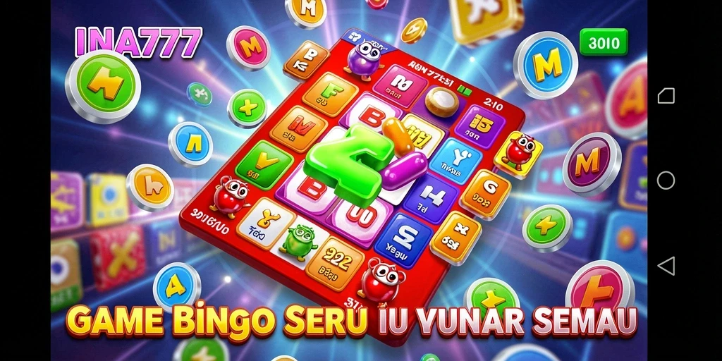 Tampilan gameplay Bingo yang seru dan interaktif di INA777.