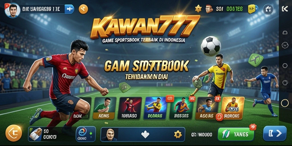 Tampilan gameplay KAWAN777 dengan berbagai opsi taruhan olahraga.