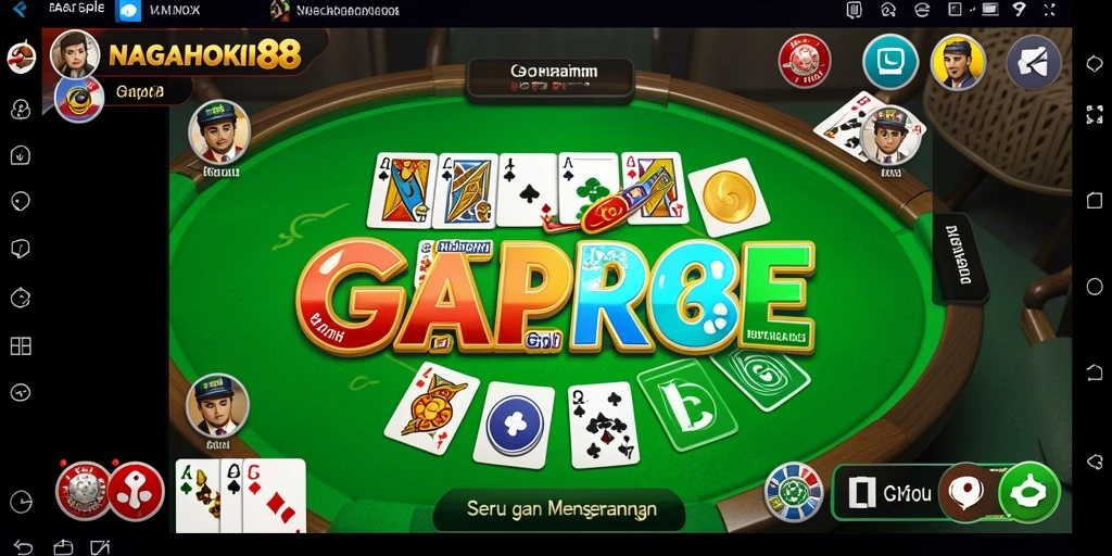 Tangkapan layar permainan Gaple yang menarik di NAGAHOKI88.