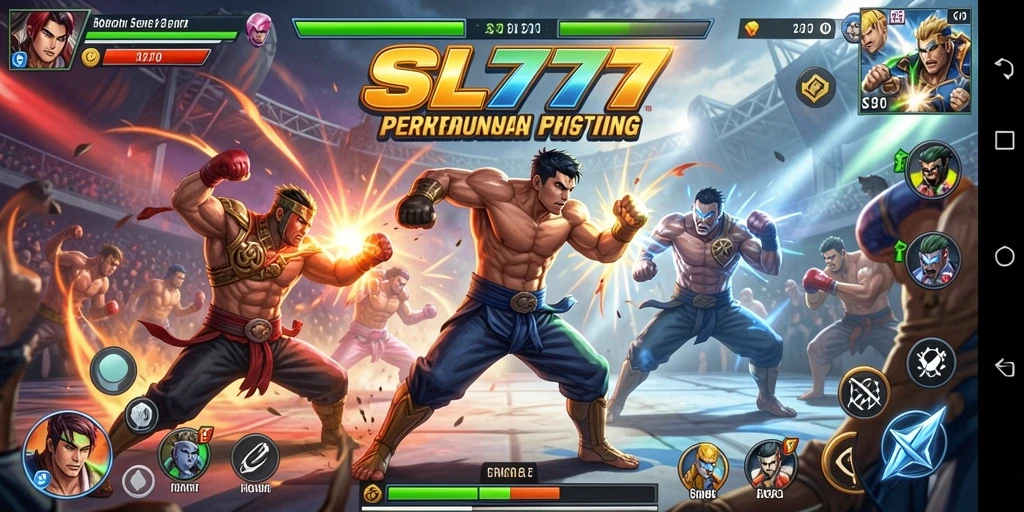 Gameplay seru dan mendebarkan dalam SL777 dengan pertarungan yang intens.