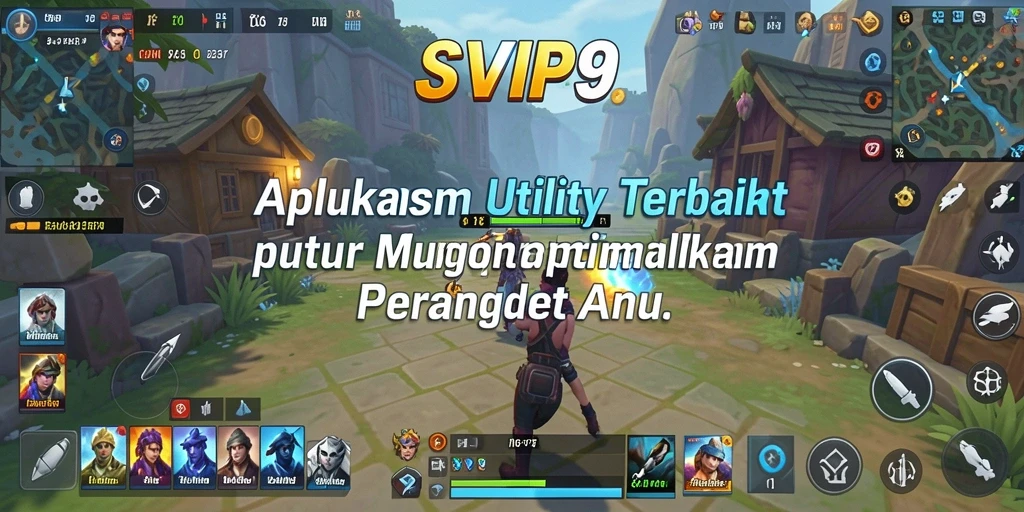 Screenshot utama SVIP9 menampilkan tampilan antarmuka aplikasi Utility yang intuitif.