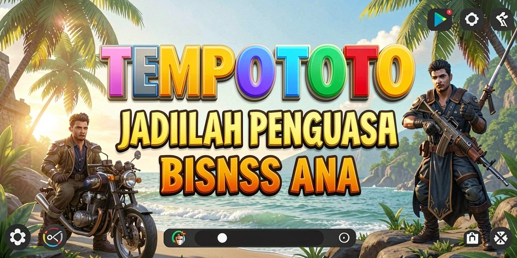 Screenshot gameplay TEMPOTOTO menampilkan aktivitas bisnis yang dinamis.