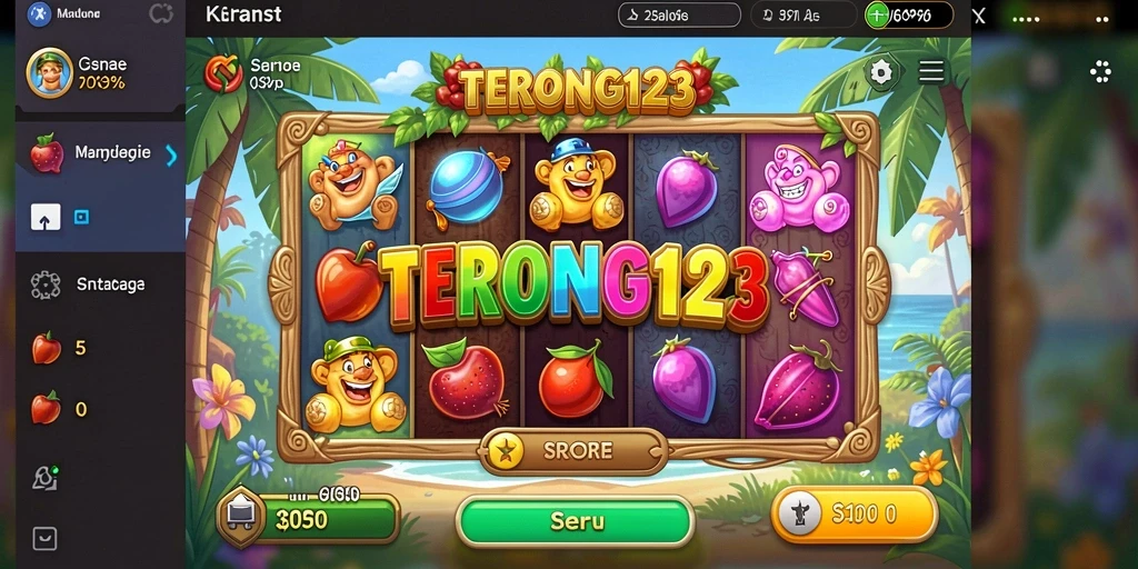 Tampilan menarik dari gameplay Slot di TERONG123.